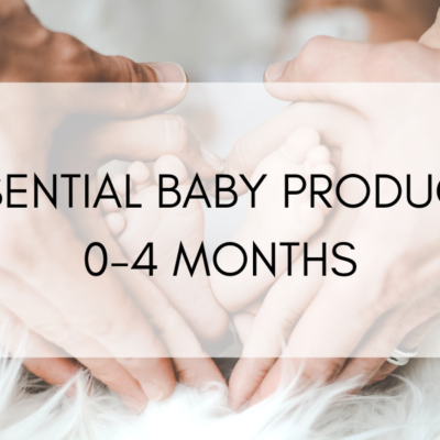 Essential baby products for the first 4 months